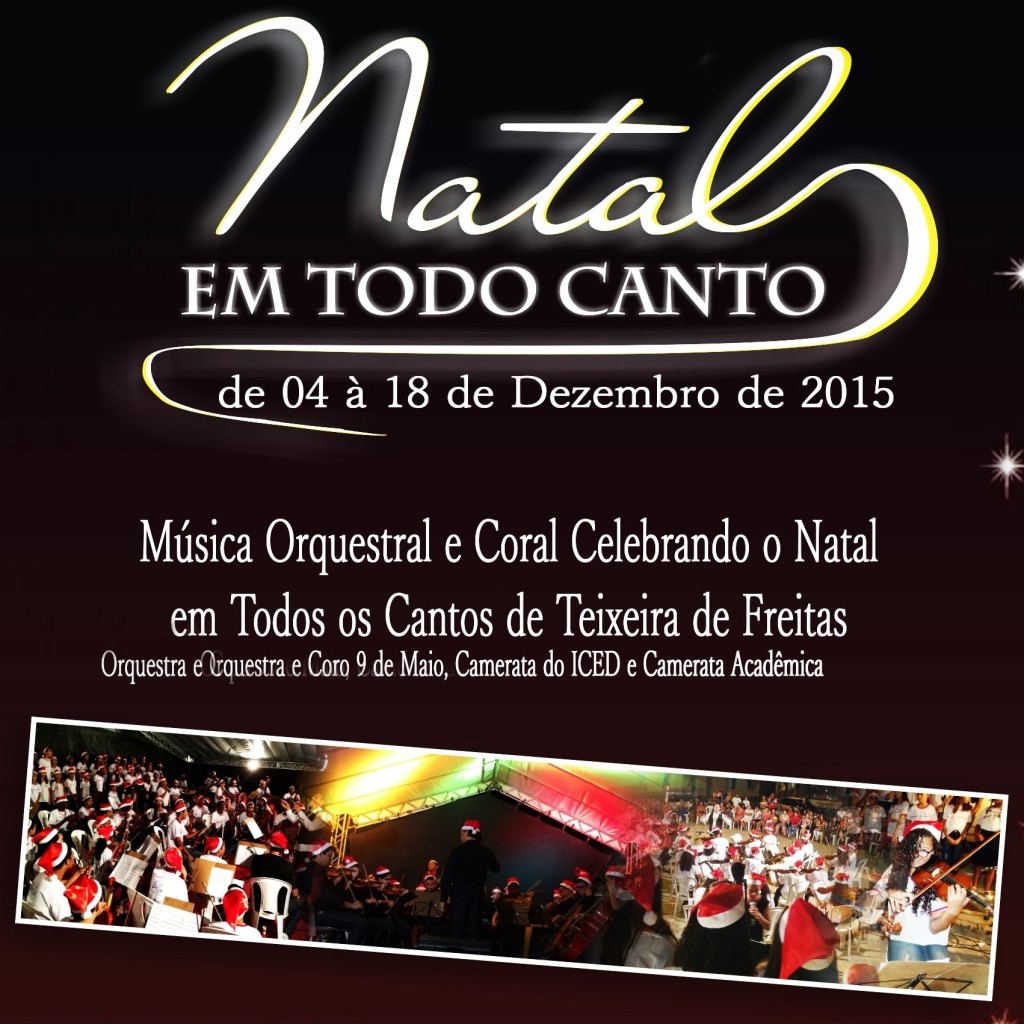 Cartaz Natal em Todo Canto 2015